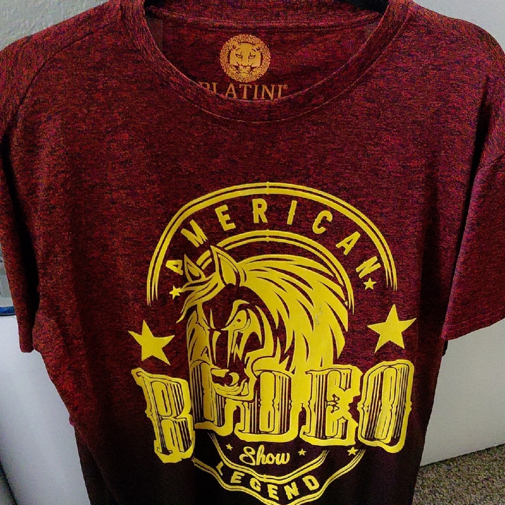 Platinum Men's Maroon Graphic Tee